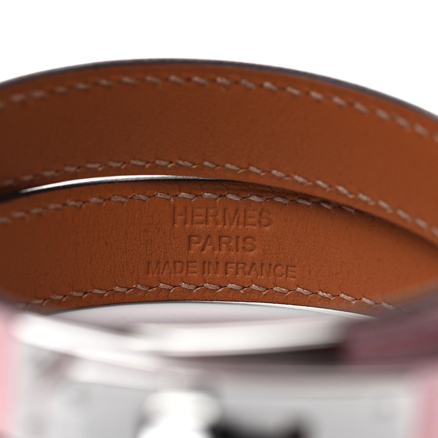 Swift Kelly Double Tour Bracelet T3 Rose Sakura