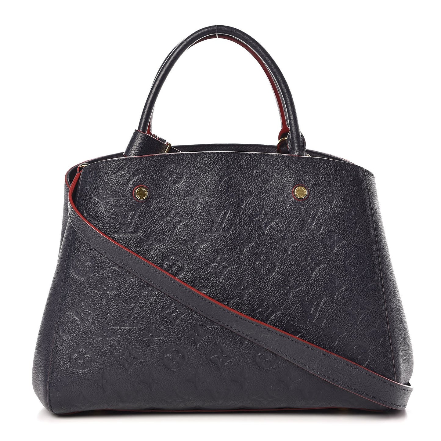 Empreinte Montaigne MM Marine Rouge