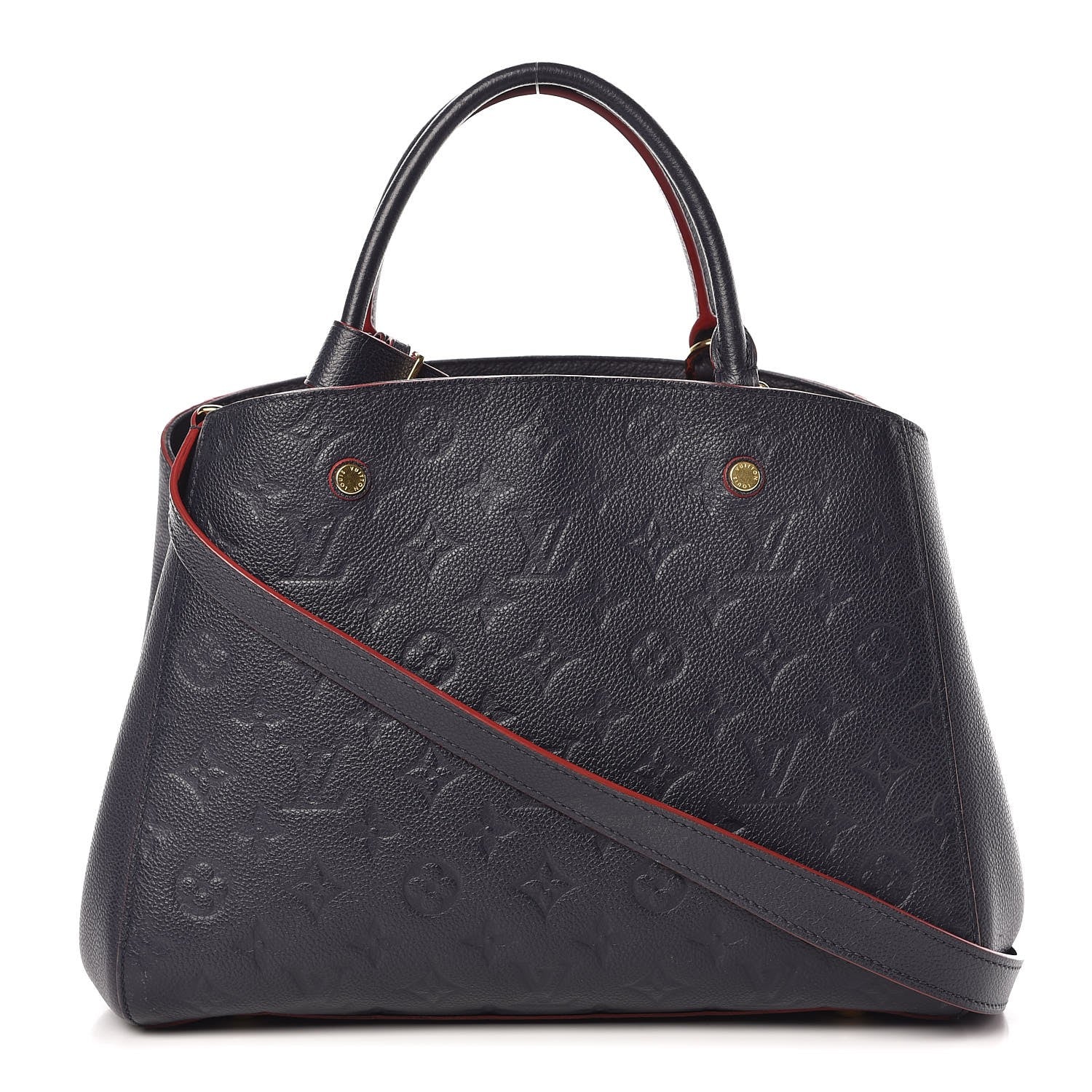 Louis Vuitton Empreinte Montaigne MM Marine Rouge 1 of 15