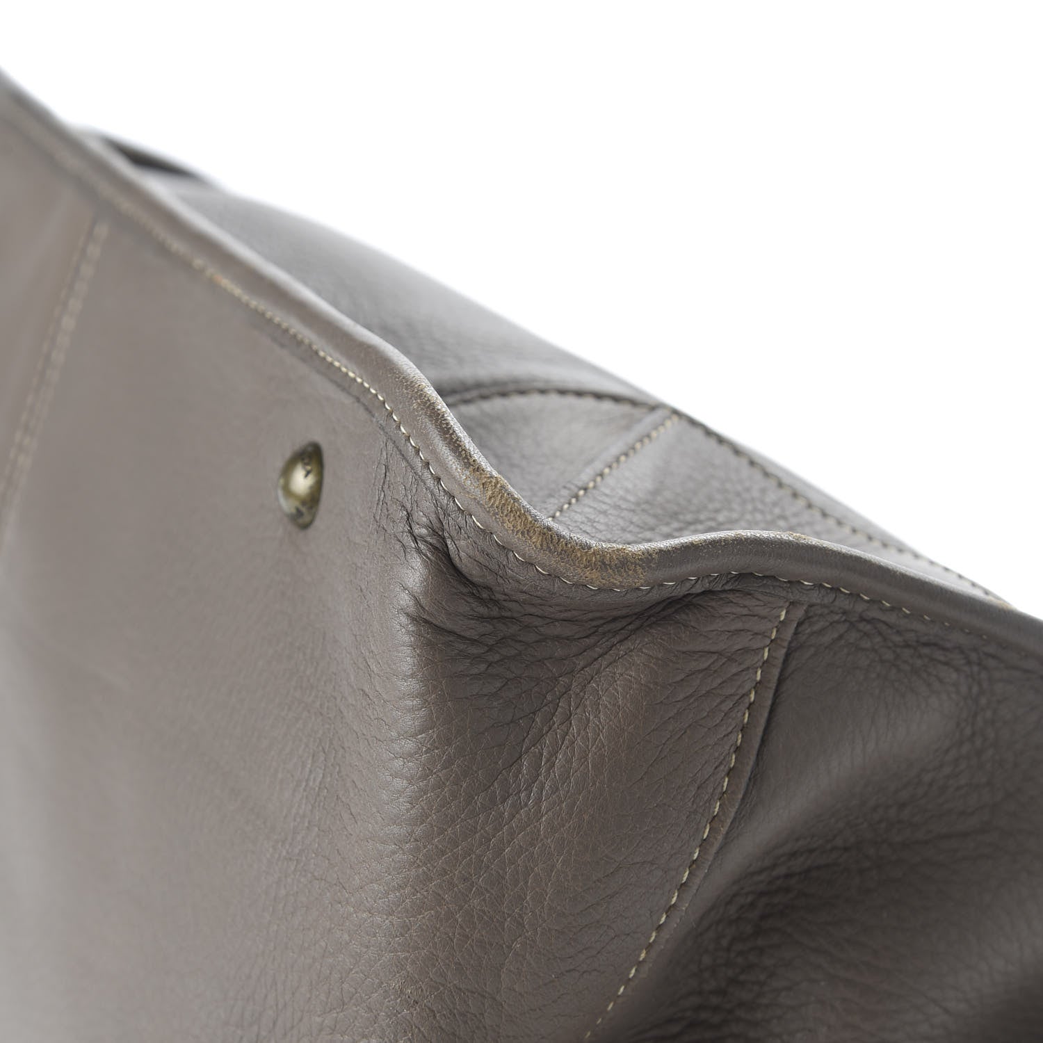 Prada Cervo Deerskin Tote Bambu 7 of 18