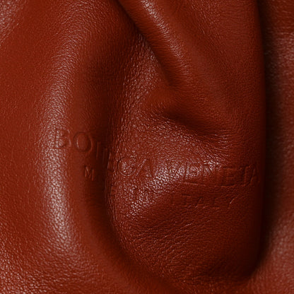 Bottega Veneta Smooth Butter Calf The Pouch Oversized Clutch Rust 5 of 10