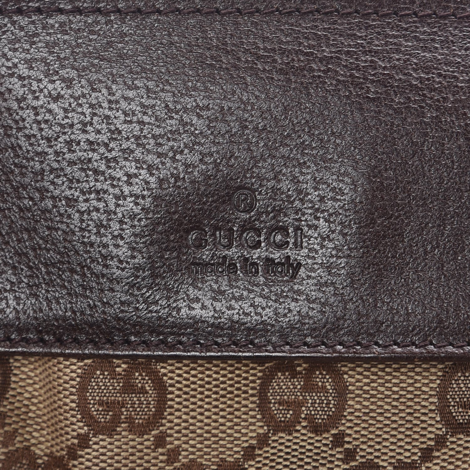 Gucci Monogram Web Belt Bag Dark Brown 6 of 12