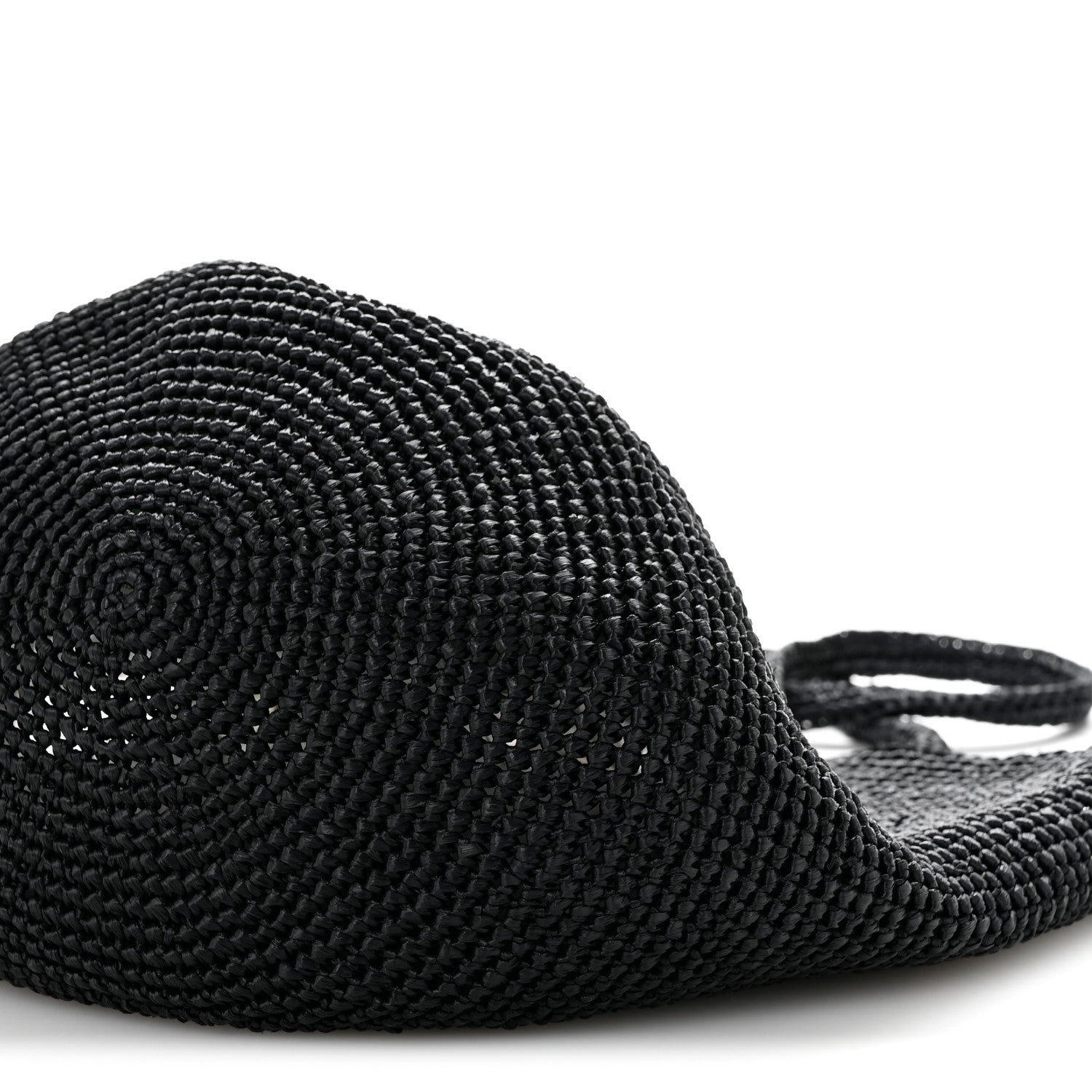 The Row Raffia Genevieve Tote Bag Black 9 of 11
