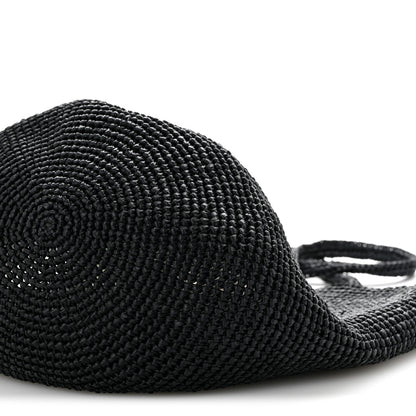 The Row Raffia Genevieve Tote Bag Black 9 of 11