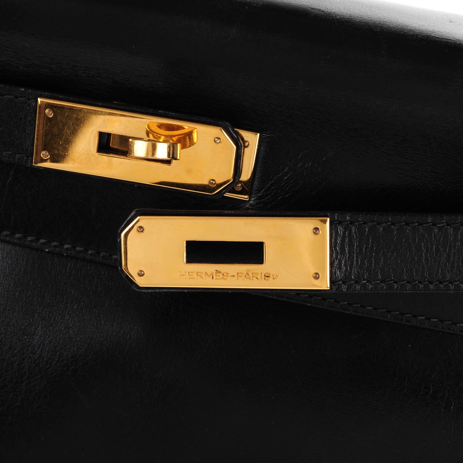 Hermes Box Kelly Retourne 28 Black 8 of 21