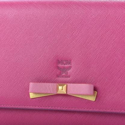 MCM Saffiano Large Mina Chain Crossbody Pink 9 of 9