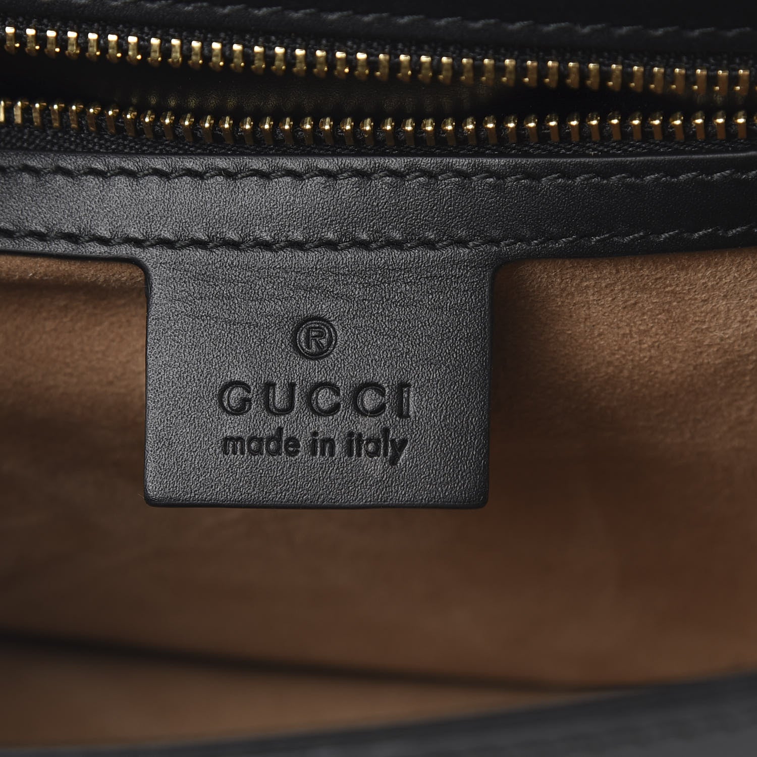 Gucci Calfskin Small Sylvie Shoulder Bag Black 5 of 12
