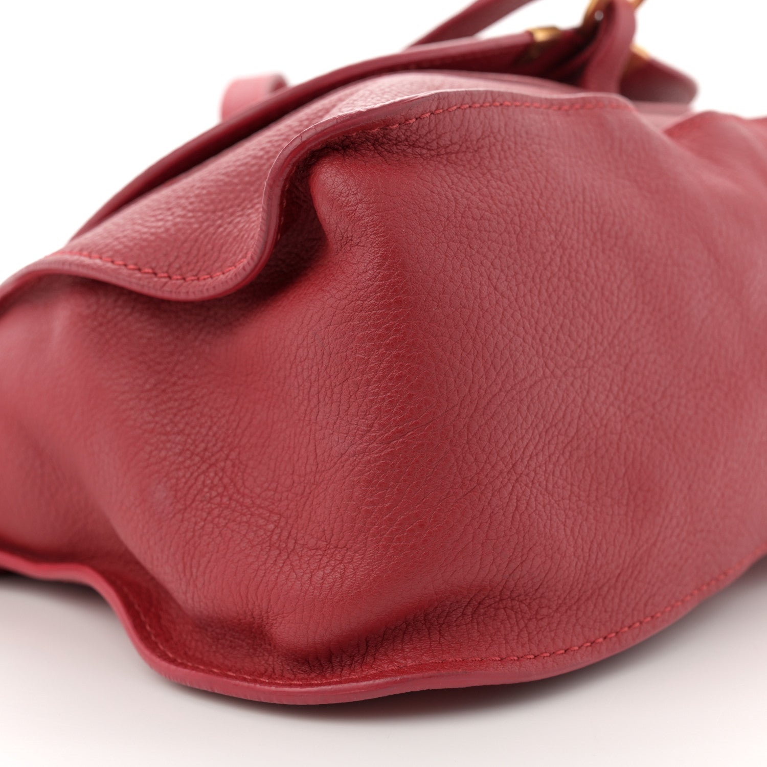 Chloe Calfskin Medium Marcie Satchel Red 9 of 12
