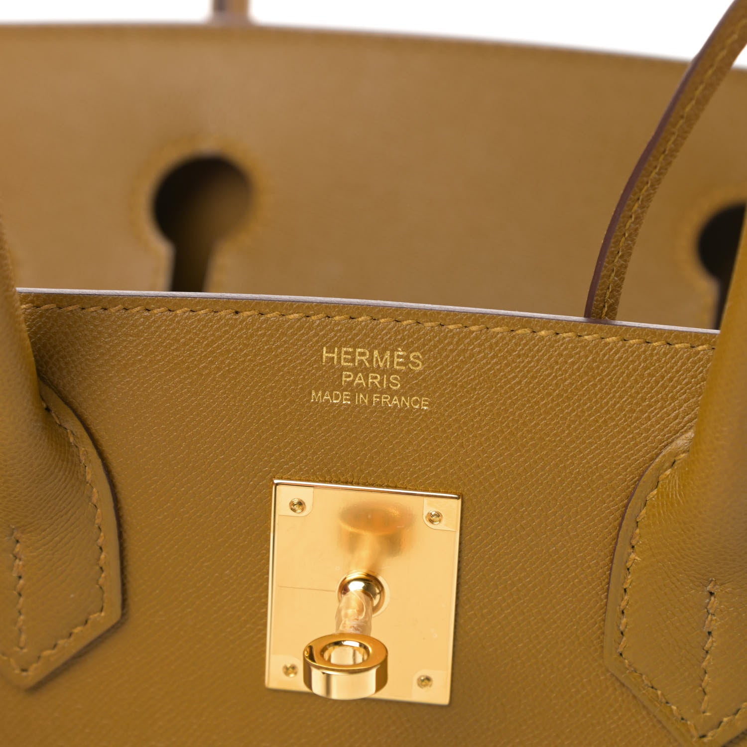 Hermes Madame Calfskin Birkin Sellier 30 Bronze Dore 6 of 11