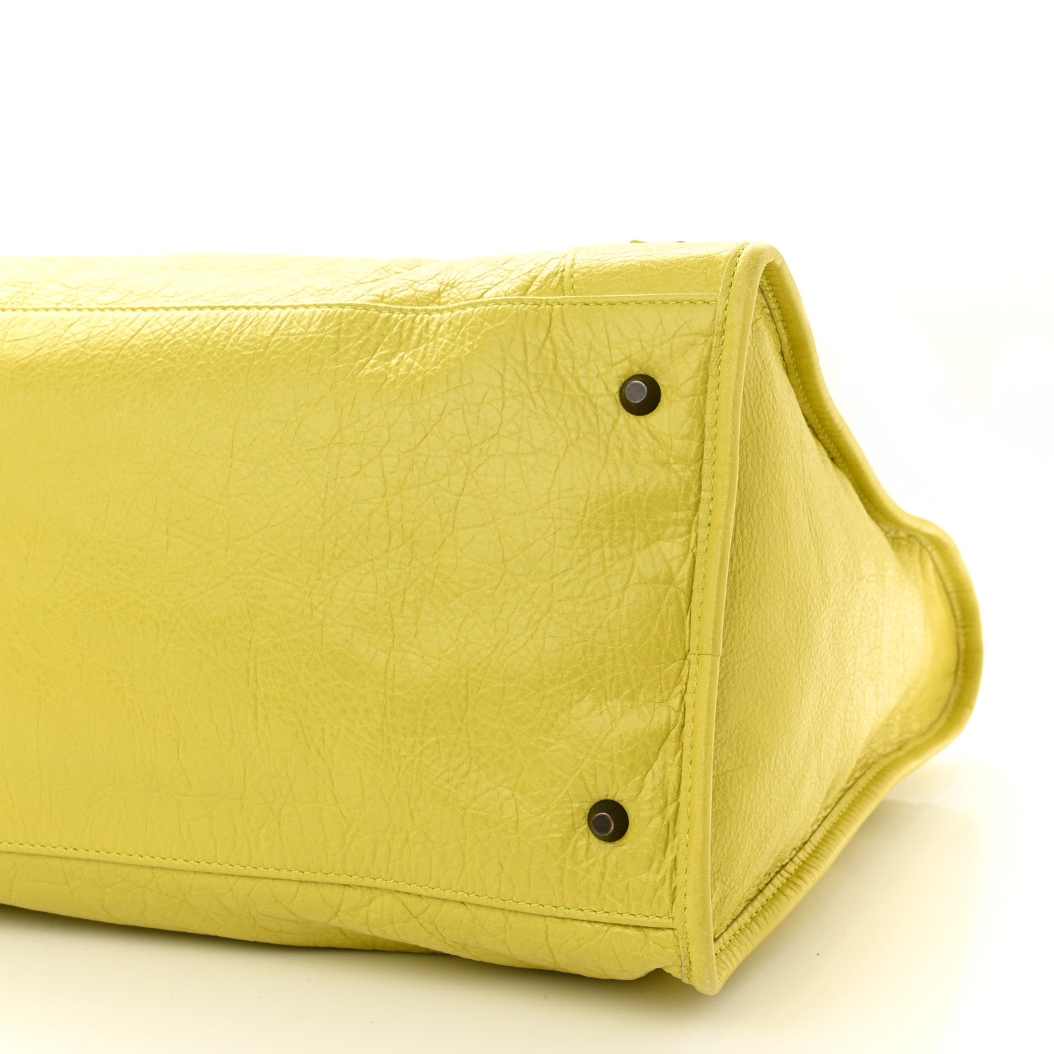 Balenciaga Agneau Classic Hardware Work Jaune Poussin 10 of 10