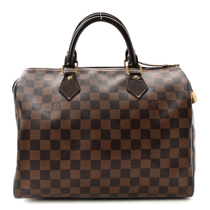Louis Vuitton Damier Ebene Speedy 30 1 of 10