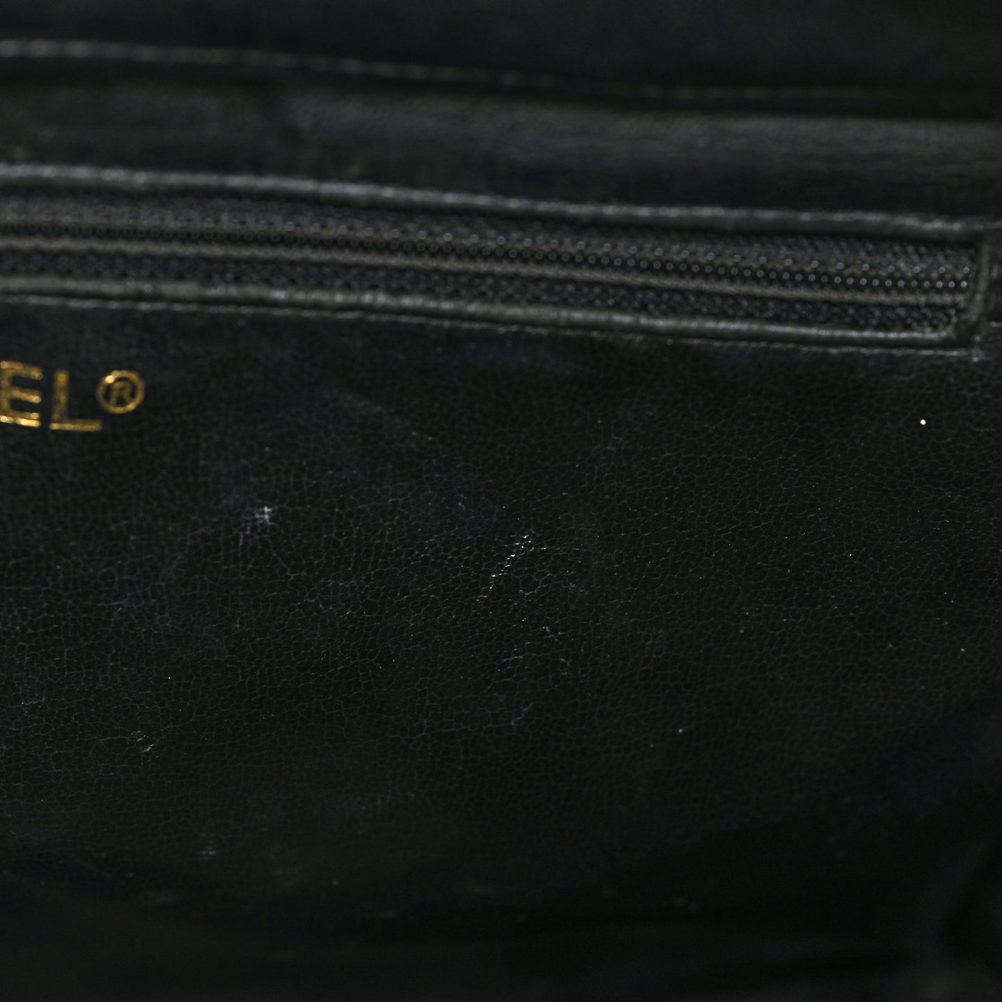 Patent Quilted Tote Black
