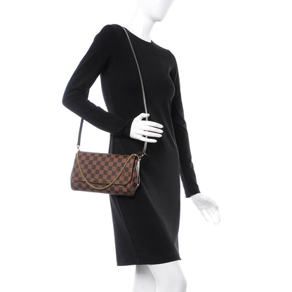 Louis Vuitton Damier Ebene Favorite MM 2 of 8
