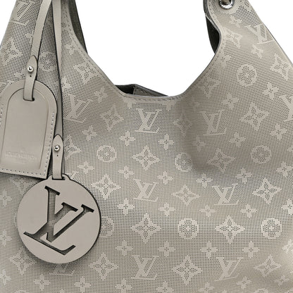 Louis Vuitton Reverse Mahina Carmel Hobo Gris Souris Gray 7 of 9