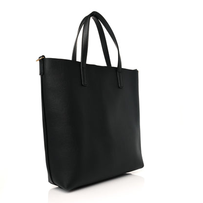 Saint Laurent Calfskin Toy Shopping Tote Black 2 of 10