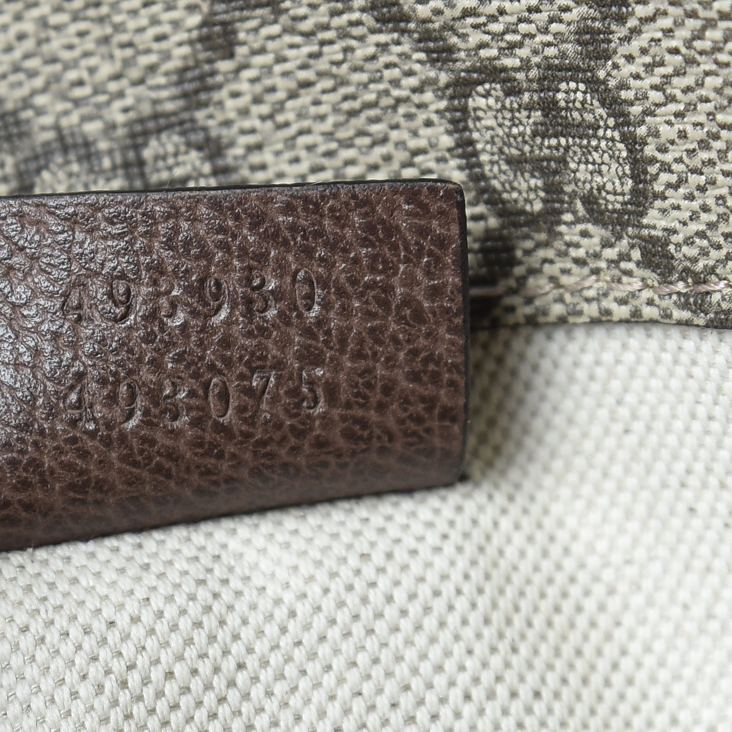 Gucci GG Supreme Monogram Neo Vintage Web Belt Bag Brown 9 of 10