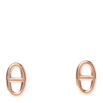 Hermes 18K Rose Gold TPM Farandole Stud Earrings 1 of 7