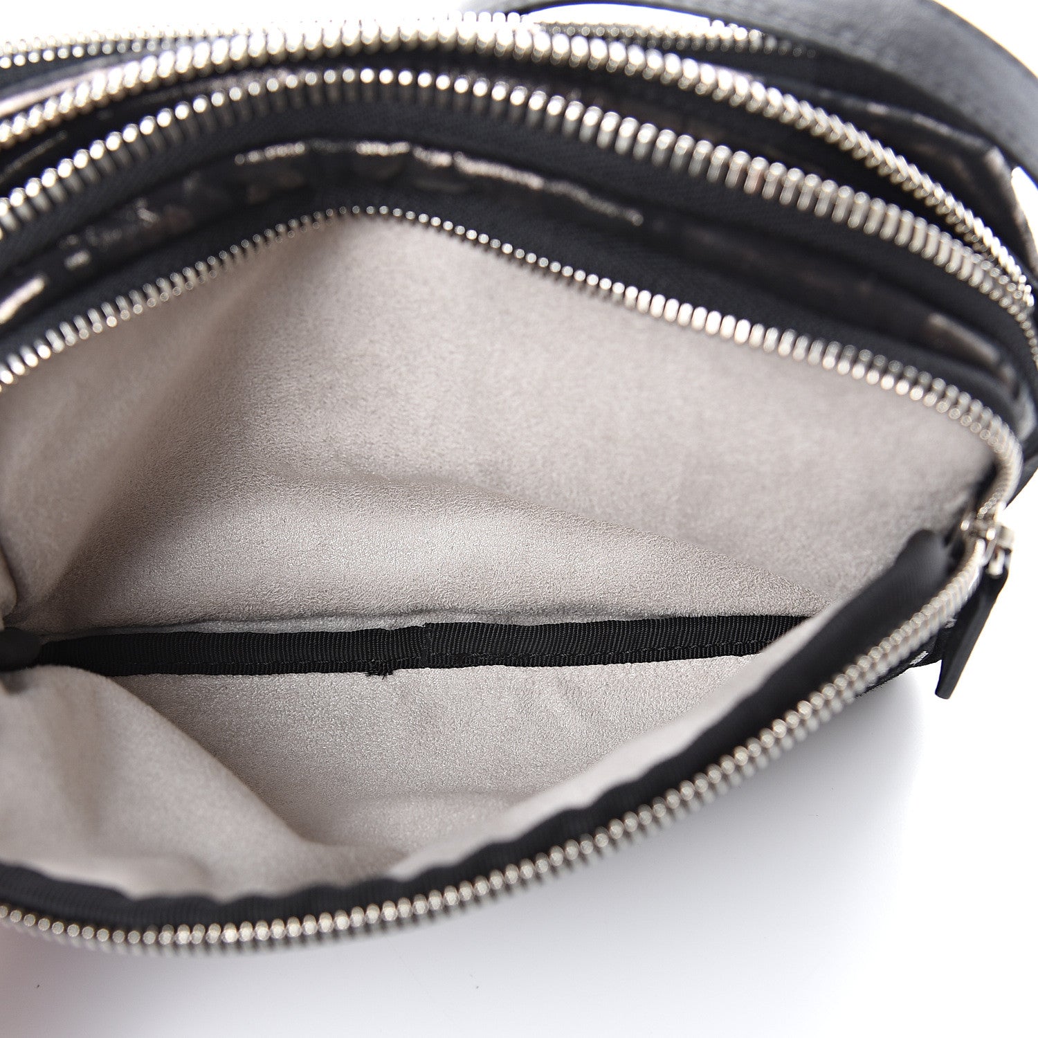 Jimmy Choo Metallic Nappa Camo Opal Crossbody Bag Black Gunmetal 5 of 10