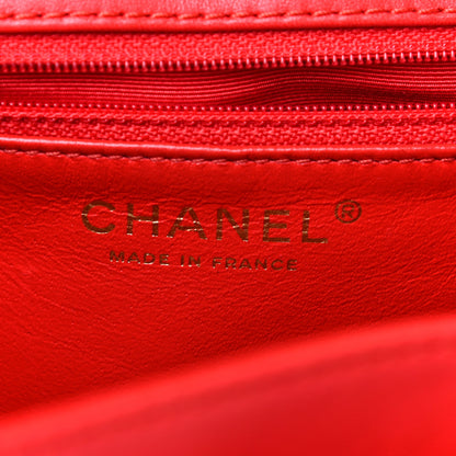 Chanel Patent Quilted Accordion Reissue 2.55 Flap Red 6 of 11