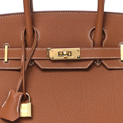 Hermes Togo Birkin 30 Gold 8 of 10