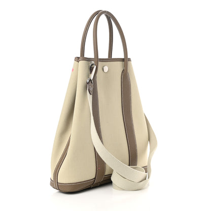 Hermes Toile H Negonda Garden File 28 Etoupe 3 of 16