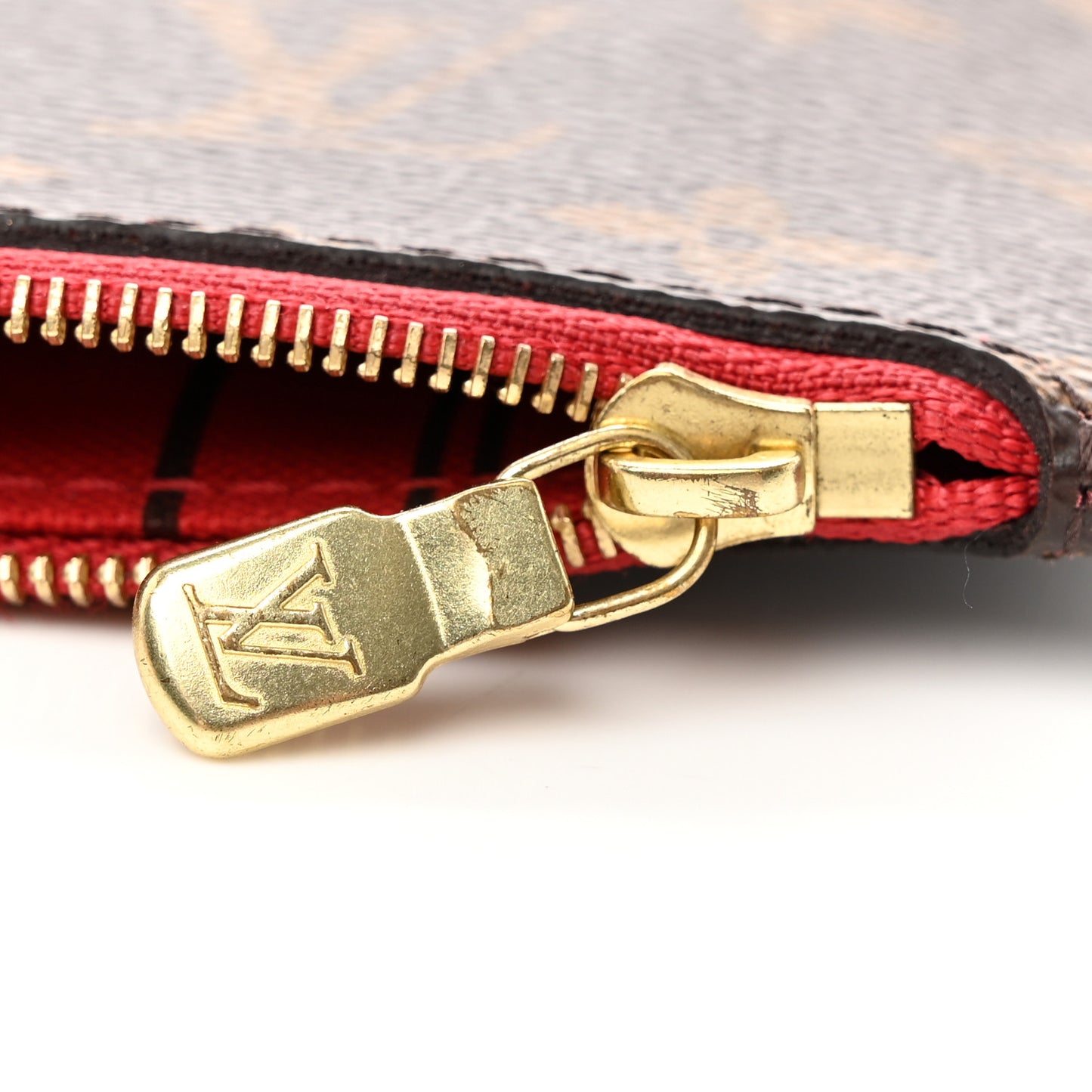 Monogram Neverfull MM GM Pochette Cherry