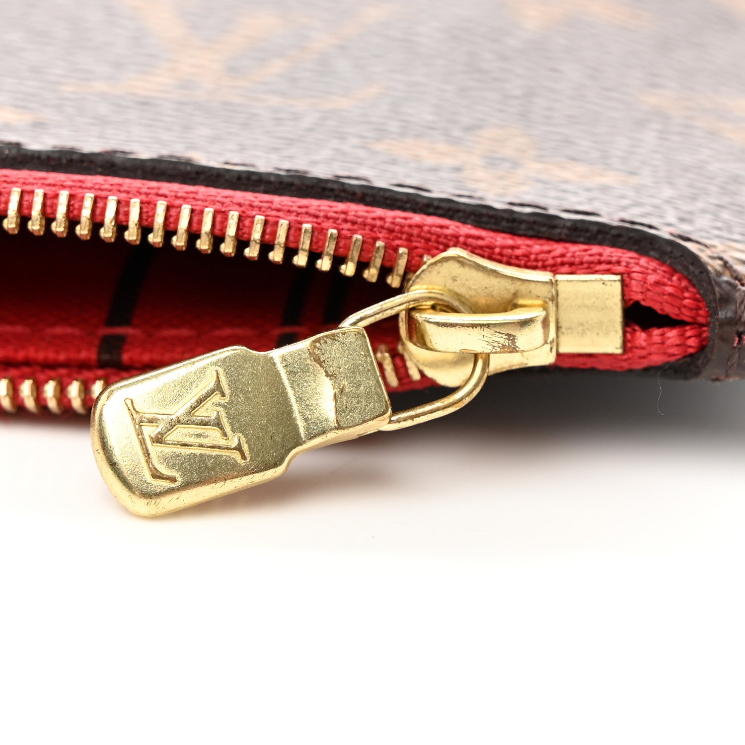 Louis Vuitton Monogram Neverfull MM GM Pochette Cherry 10 of 10