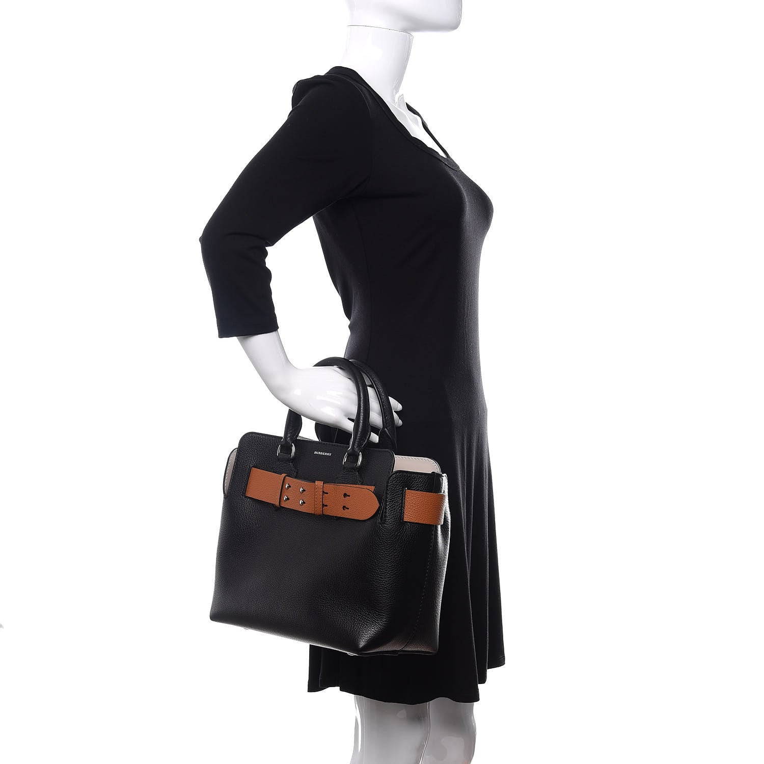 Burberry Soft Grain Calfskin Small Belt Bag Black 3 of 11