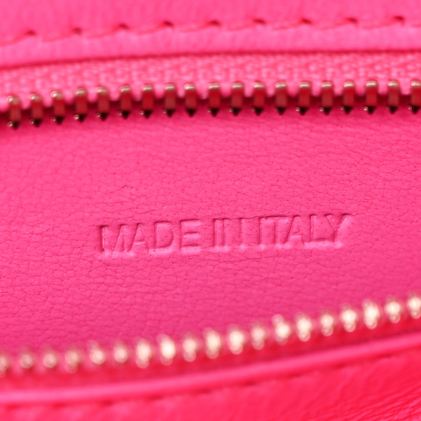 Shiny Box Calfskin Small Hourglass Top Handle Bag Fluo Pink