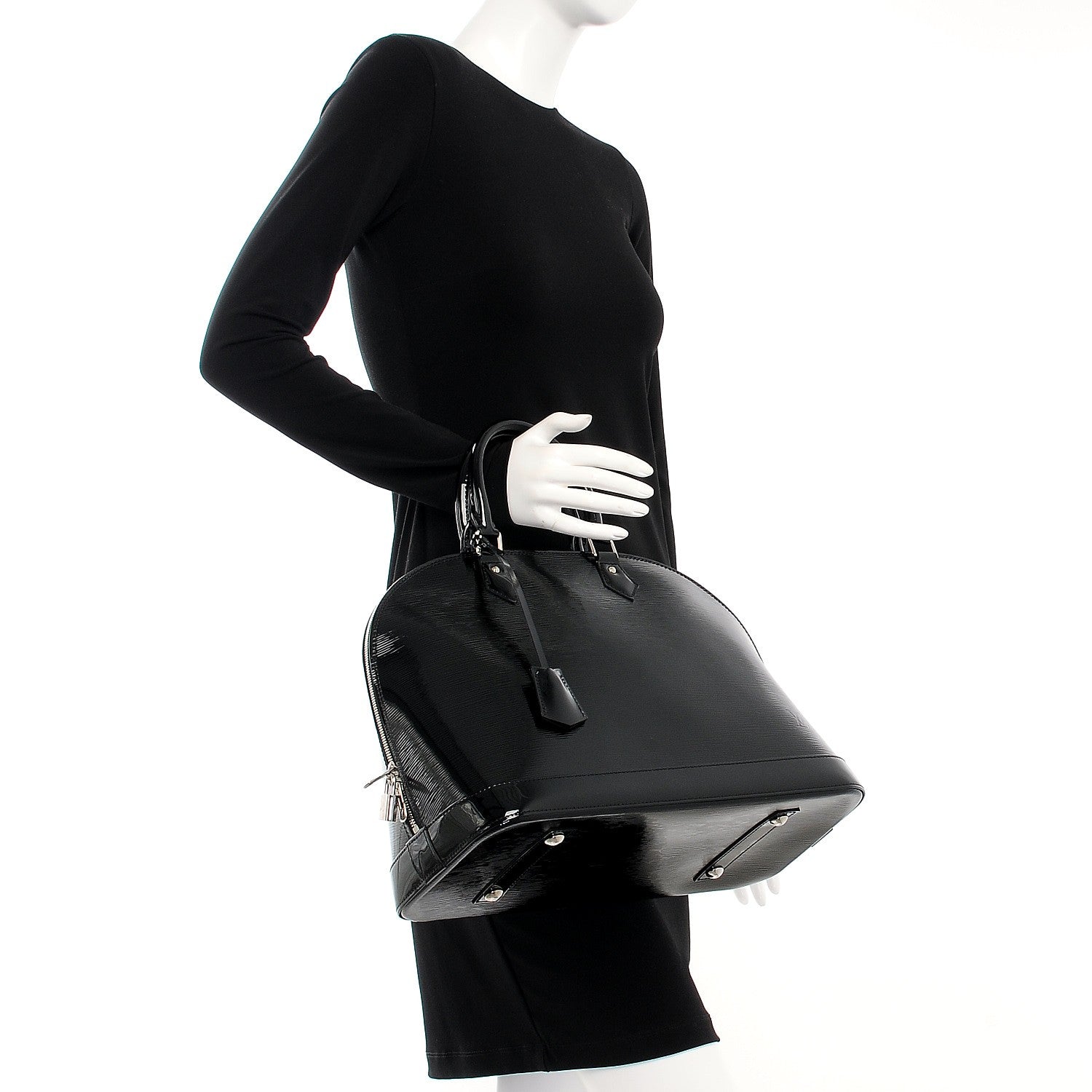 Louis Vuitton Electric Epi Alma MM Black 2 of 6