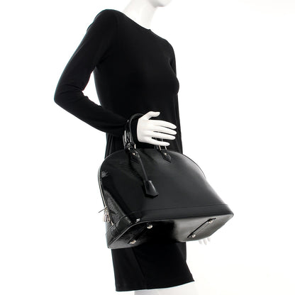 Louis Vuitton Electric Epi Alma MM Black 2 of 6