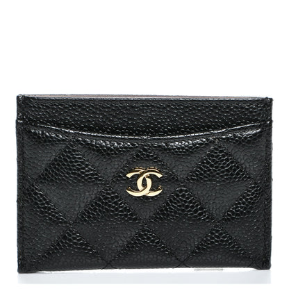 Chanel Caviar Quilted Card Holder Black 1 of 8