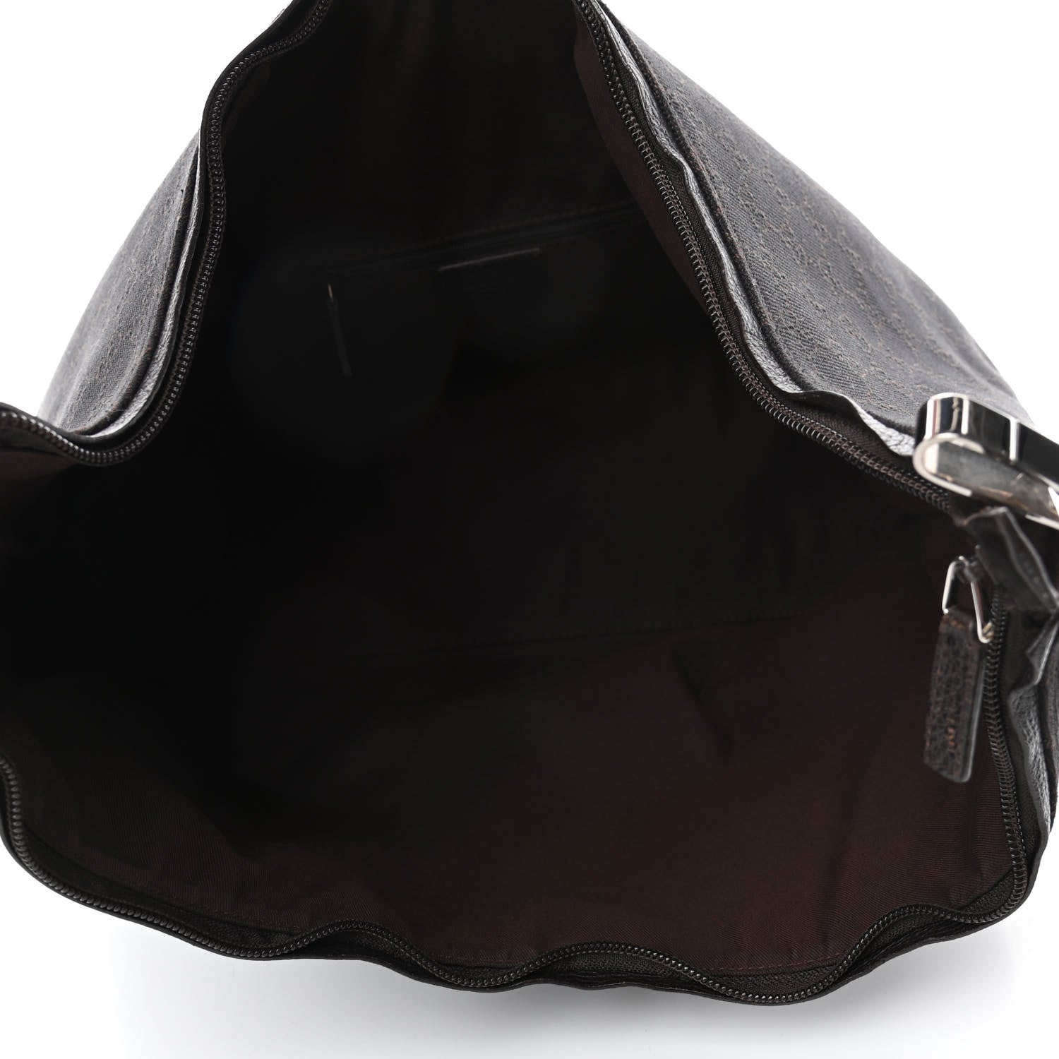 Gucci Denim Monogram Hobo Dark Brown 4 of 4