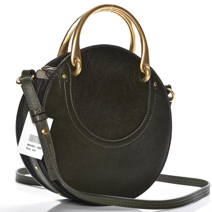 Chloe Calfskin Suede Small Pixie Bag Intense Green 3 of 7