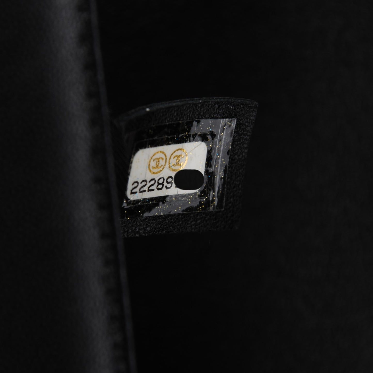 Lambskin Quilted Medium Boy Flap Black