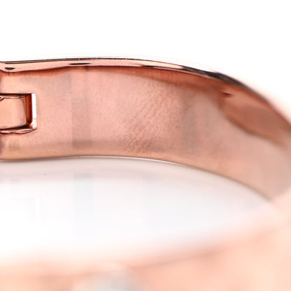 Louis Vuitton Brass Monogram Nanogram Cuff S Pink Gold 6 of 8