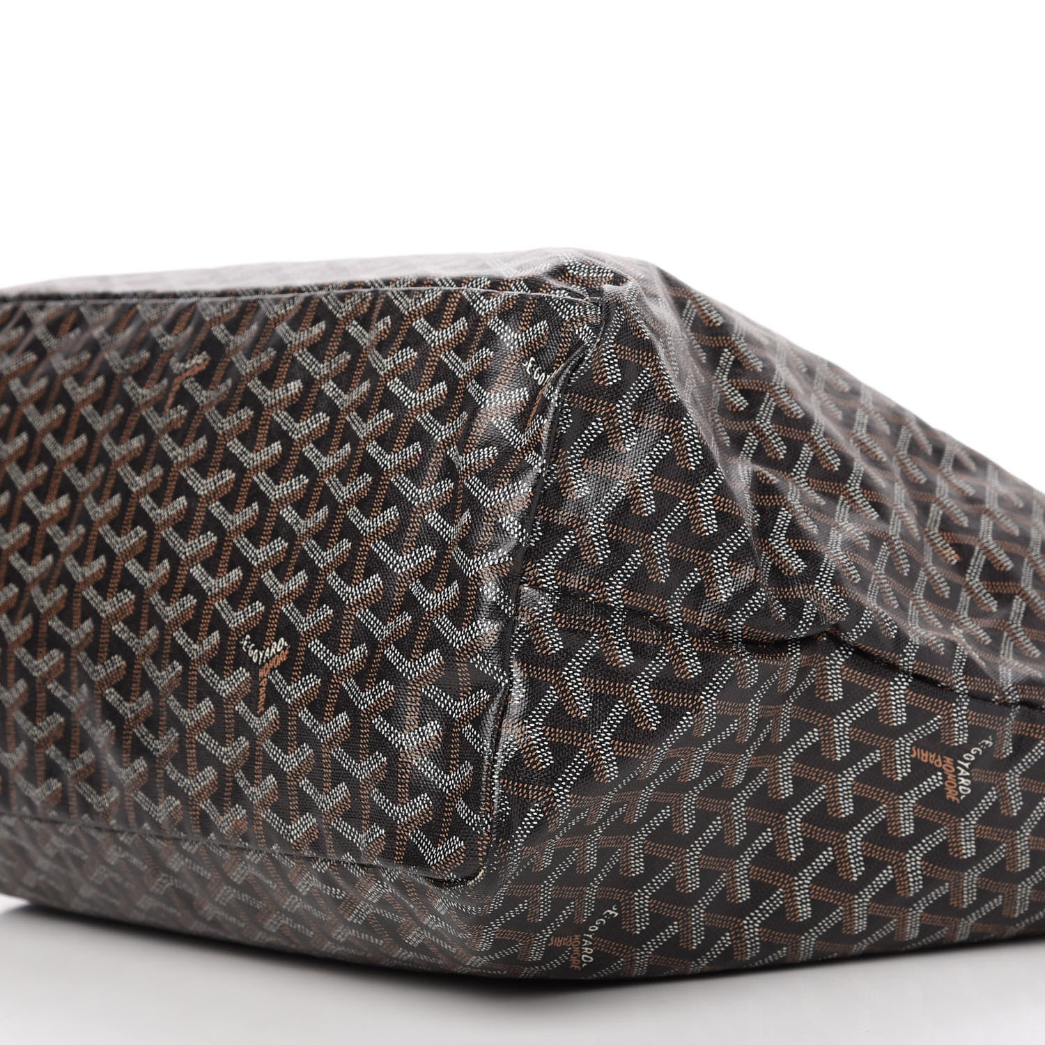 Goyard Goyardine Saint Louis GM Black Gold 9 of 10