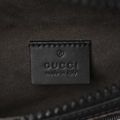Gucci GG Supreme Monogram Belt Bag Black 7 of 11