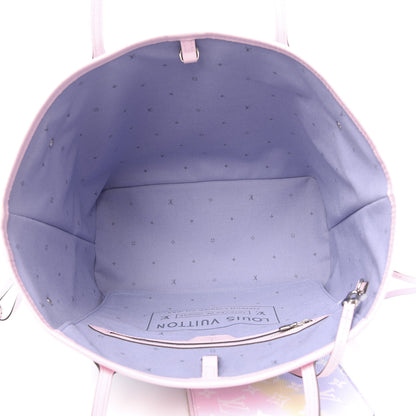 Louis Vuitton Monogram Escale Neverfull MM Pastel 5 of 8