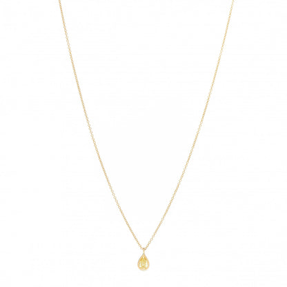 Tiffany 18K Yellow Gold Yellow Diamond Elsa Peretti Diamonds by the Yard Pear Shape Necklace 1 of 4