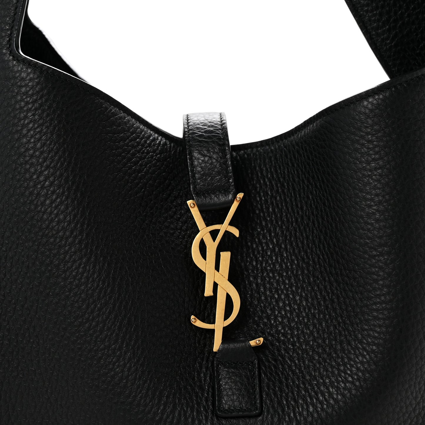 Grained Deerskin Bea Tote Black