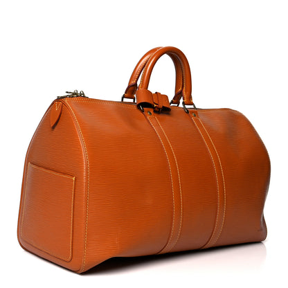Louis Vuitton Epi Keepall 45 Cipango 3 of 10