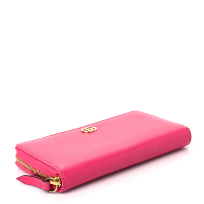 Gucci Dollar Calfskin GG Marmont Zip Around Wallet Box Pink 4 of 6