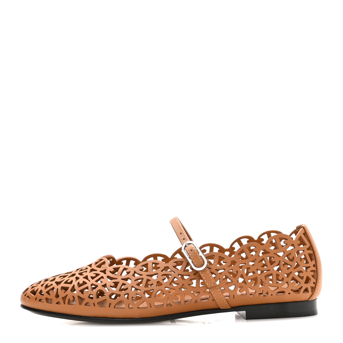 Hermes Calfskin Meli Ballet Flats 36 Naturel 1 of 9