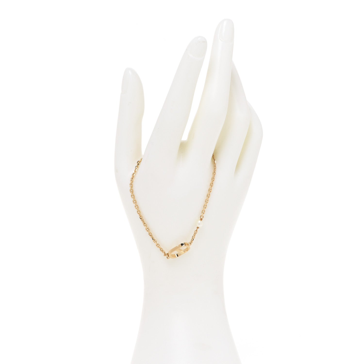 Christian Dior Pearl CD Bracelet Gold 2 of 5