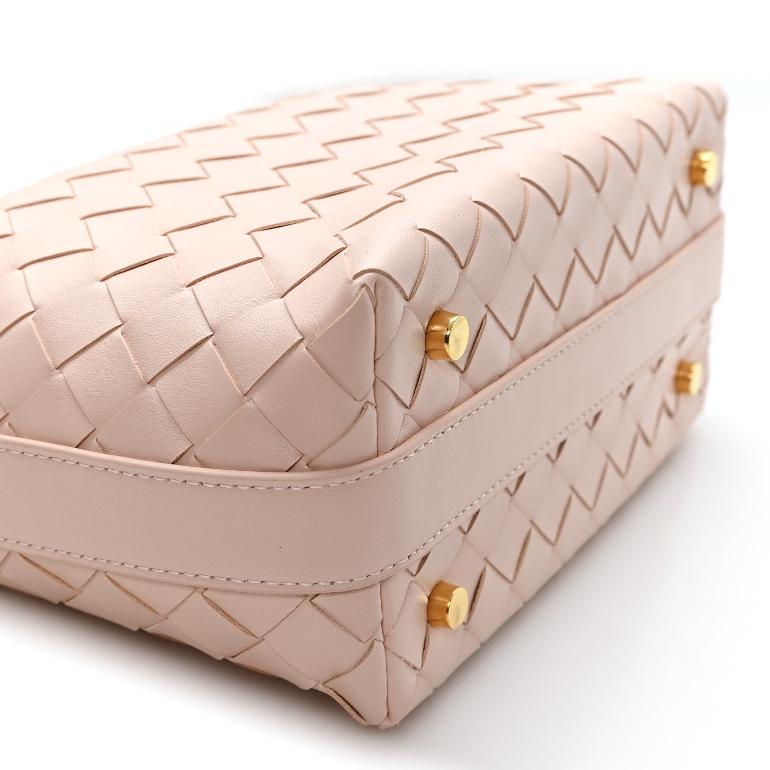 Bottega Veneta Calfskin Nappa Intrecciato Mini Wallace Bliss Washed 9 of 10