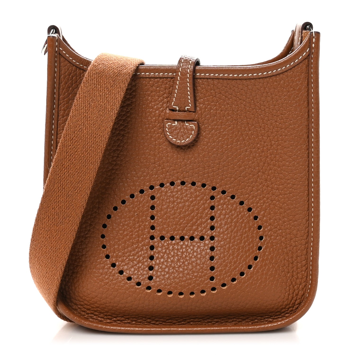 Hermes Taurillon Clemence Evelyne TPM Gold 1 of 11