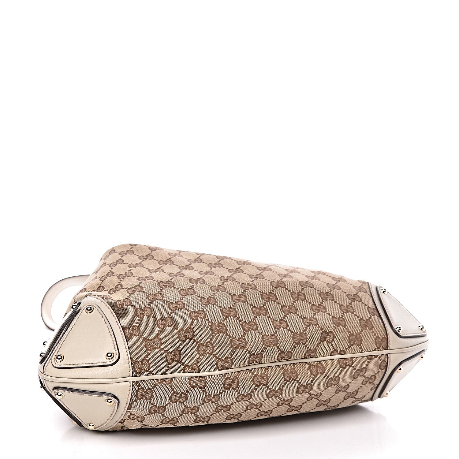 Gucci Monogram Medium Indy Top Handle Hobo Off White 5 of 11