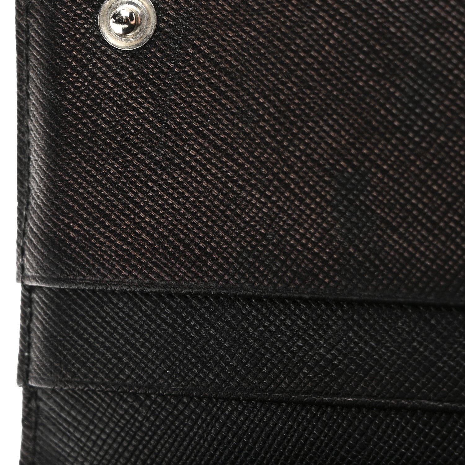 Prada Tessuto Nylon Continental Flap Wallet Black 9 of 10
