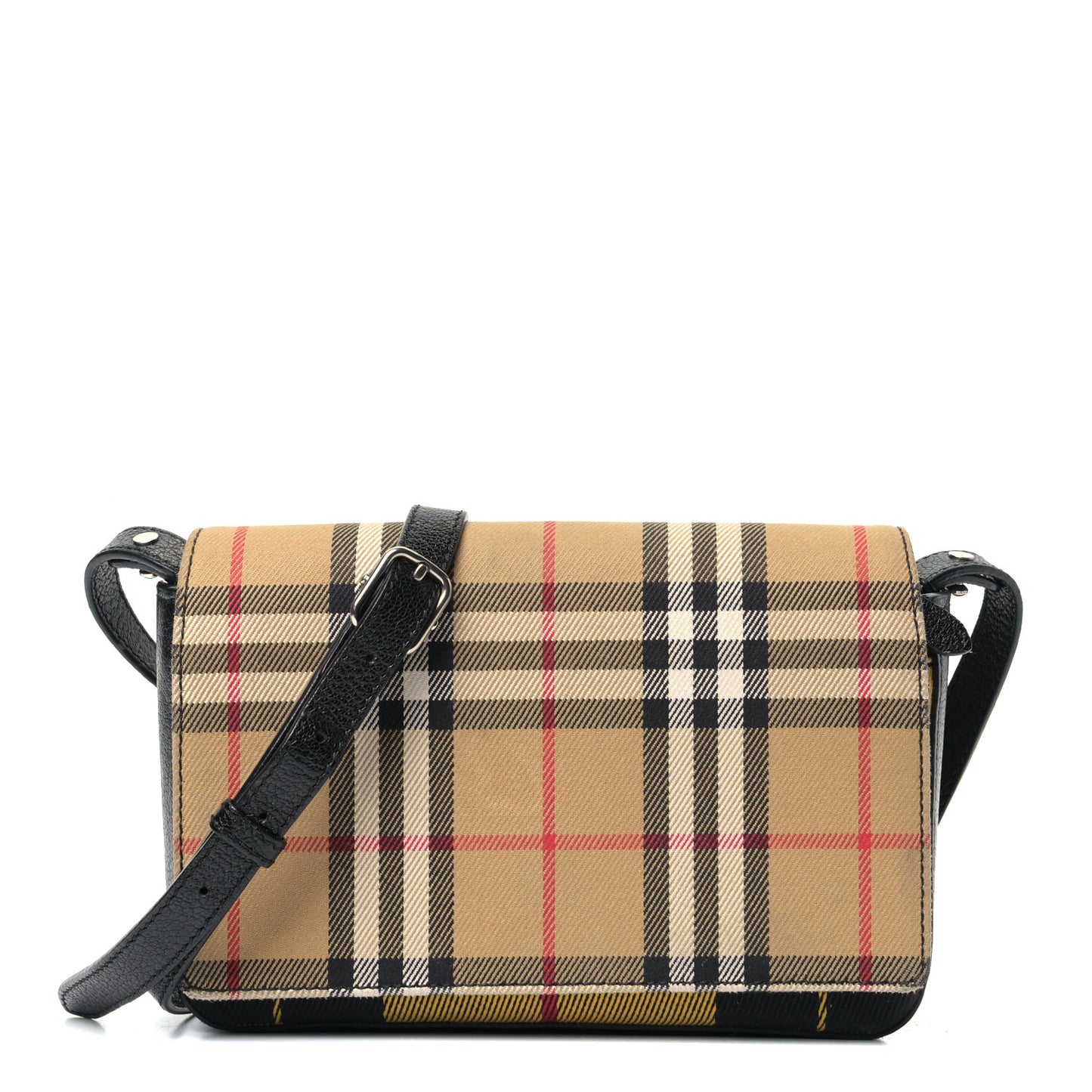 House Check Tartan Mix Hampshire Crossbody Antique Yellow Black